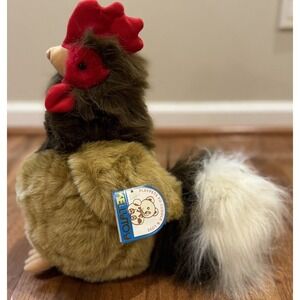 Vintage Kellytoy 1995 Rooster Chicken Plush 11.5‎ Inch Toy  Play Rare